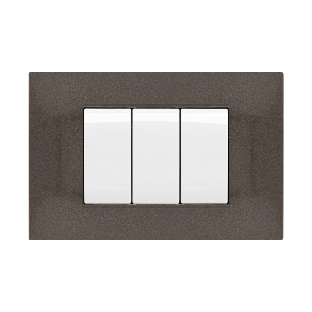 Mapam - 6003-07 - PLACCA 3P BRONZO COMP.PLANA TECNOPOLIMERO
