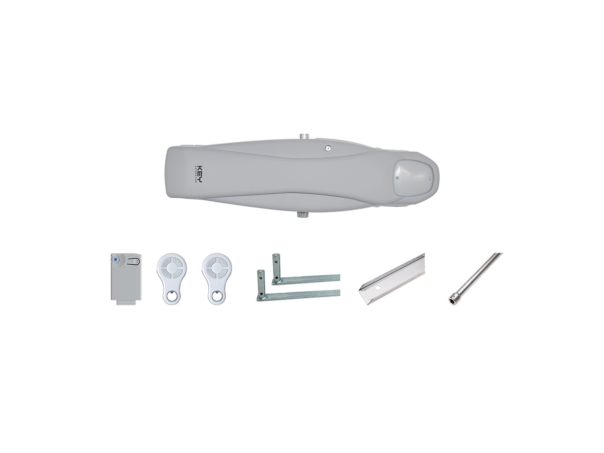 KEY Automation 900KBS52PS Kit per portoni basculanti a molle o a contrappesi fino a 9 m2, 230 Vac, centrale CT102B