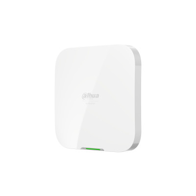Dahua ARA46-N-W2(868) Ripetitore allarme Pro wireless, 128 periferiche collegabili, 1 porta RJ-45 10/100 Mbps, 1 indicatore luminoso, tasto accensione, reset e AP switch, allarme antimanomissione, update remoto tramite cloud, segnalazione batteria scarica, frequenza portante 868~868.6 MHz, comunicazione bidirezionale, crittografia AES128, salto di frequenza, alimentazione 100- 240 Vac, batteria ausiliaria al litio