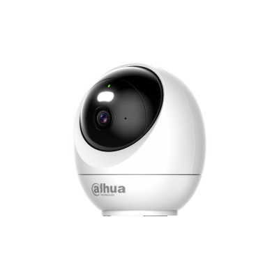 Dahua DH-H5JE Telecamera PT IP/Wi-Fi AI con Smart Dual Light da interno, sensore CMOS progressivo 1/3.2", risoluzione 5 MP a 25fps, H.265, rotazione PAN 355° / TILT -55°~60°, ICR, ottica fissa 2.8 mm F2.0, portata IR/warm light fino a 10 m, 1 porta RJ-45 10/100 Mbps, connessione Wi-Fi 6 2.4/5 G, microfono e speaker integrati (comunicazione bidirezionale), motion detection, human detection, pet detection, privacy mode, slot micro SD card (fino a 256 GB), alimentazione 5 Vdc