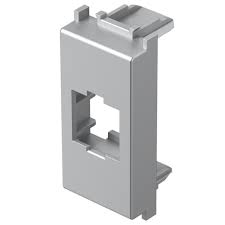 TEM KM50ES ADATTATORE KEYSTONE UNIVERSALE - 1 MODULO - MODUL ARGENTO OPACO