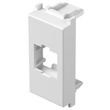 TEM KM50MW ADATTATORE KEYSTONE UNIVERSALE - 1 MODULO - MODUL BIANCO OPACO
