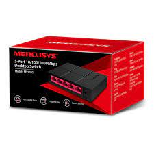 Mercusys MS105G SWITCH ETHERNET GIGABIT 5 PORTE 10/100/1000Mbps