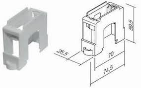 TEM RB10 ADATTATORE PER GUIDA DIN35mm 1M