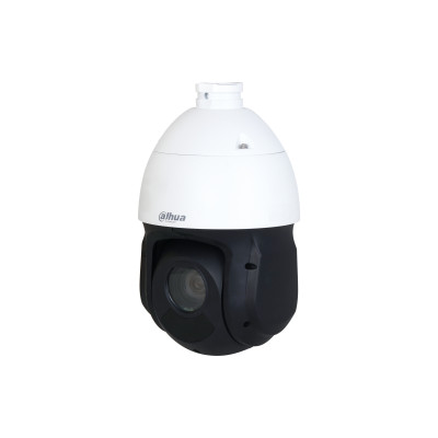 Dahua SD49425DB-HNY-GQ-EAU Speed dome IP 4G AI WizSense Starlight 4" da interno/esterno IP66, sensore CMOS Starvis progressivo 1/2.8", risoluzione 4 MP a 25fps, rotazione PAN 360° endless / TILT -15°~90°, auto flip 180°, H.265+, ICR, zoom ottico 25x (5~125 mm ƒ1.6~3.6) / 16x digitale, luminosità 0.005 lux ƒ1.6, portata IR fino a 100 m, 1 porta LAN 100 Mbps, 4G, 3G, 2G, 2 ingressi e 1 uscita allarme, 1 ingresso e 1 uscita audio, 1 porta RS485, 5 scan, 8 tour e 5 pattern, 2/3D NR, WDR 120 dB, privacy mask 24 aree, IVS (protezione perimetrale), SMD 3.0, face detection, PFA, slot micro SD card (fino a 512 GB), alimentazione 12 Vdc <15.49 W, staffa da parete PFB305W inclusa