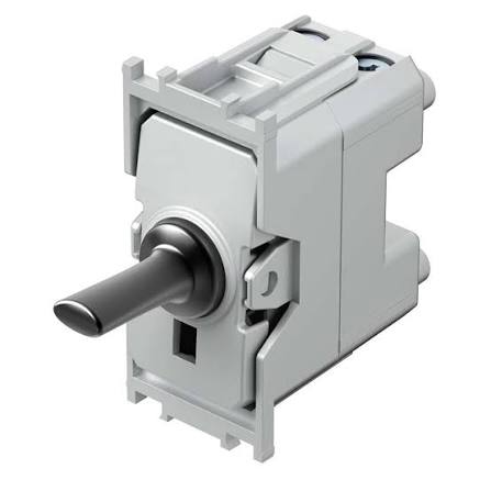 TEM - SP10PA - INTERRUTTORE UNIPOLARE 16A 250VAC - 1 MODULO - MODUL EDGE ANTRACITE