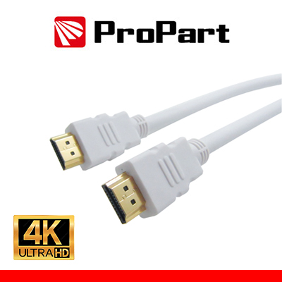 PROPART TR-H3SS-W Cavo HDMI 2.0 High Speed 4K 3D con Ethernet 3m SP-SP BIANCO