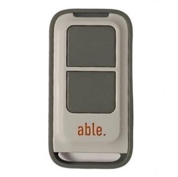 Able V2 V2-10Y501 Trasmettitore rolling code 433.92 MHz a due tasti.