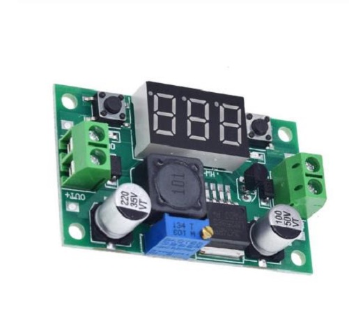 WEB - WB463 - Regolatore di tensione Step Down DC/DC LM2596 con display da 4-40V a 1.25-30V