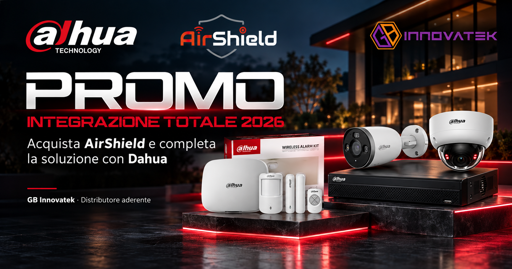 Promo Integrazione Totale 2026: acquista AirShield e completa la soluzione con Dahua