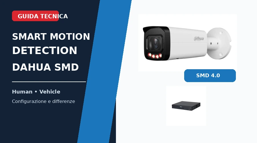 Dahua Smart Motion Detection: configurazione e differenze